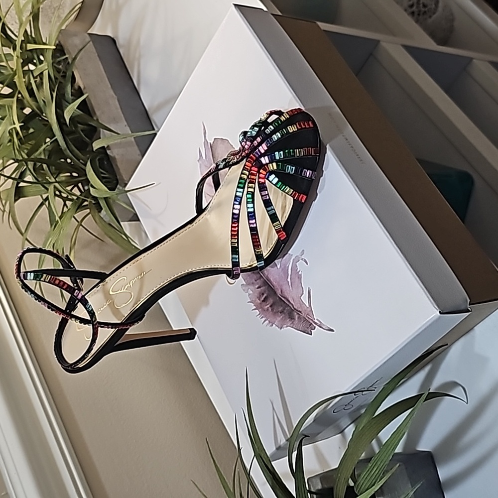 Black/Rainbow Jessica Simpson Jileta Sandals